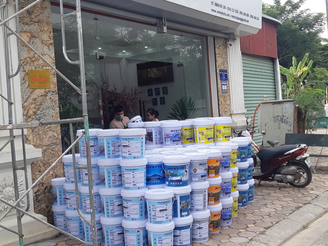 Những đơn hàng được xuất đi liên tục cùng Sơn MYKYTO ạ !