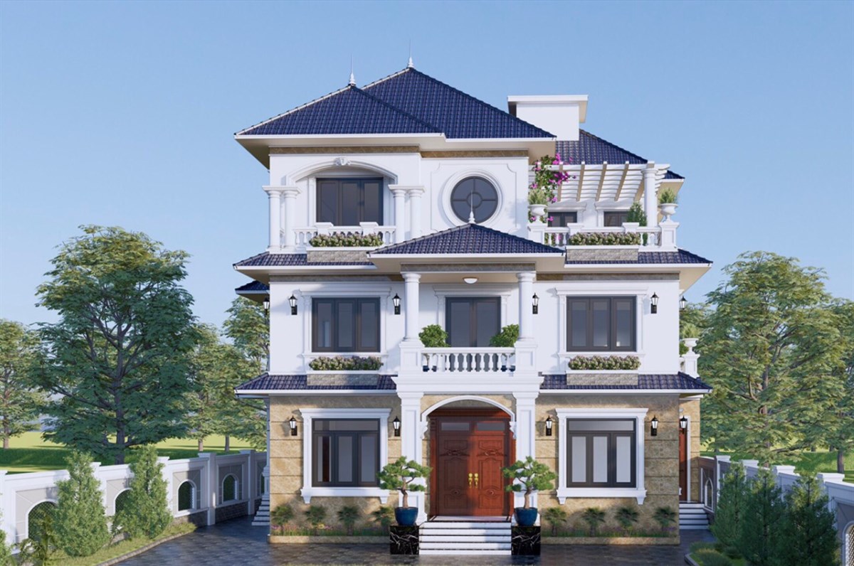 Ảnh phối màu nhà