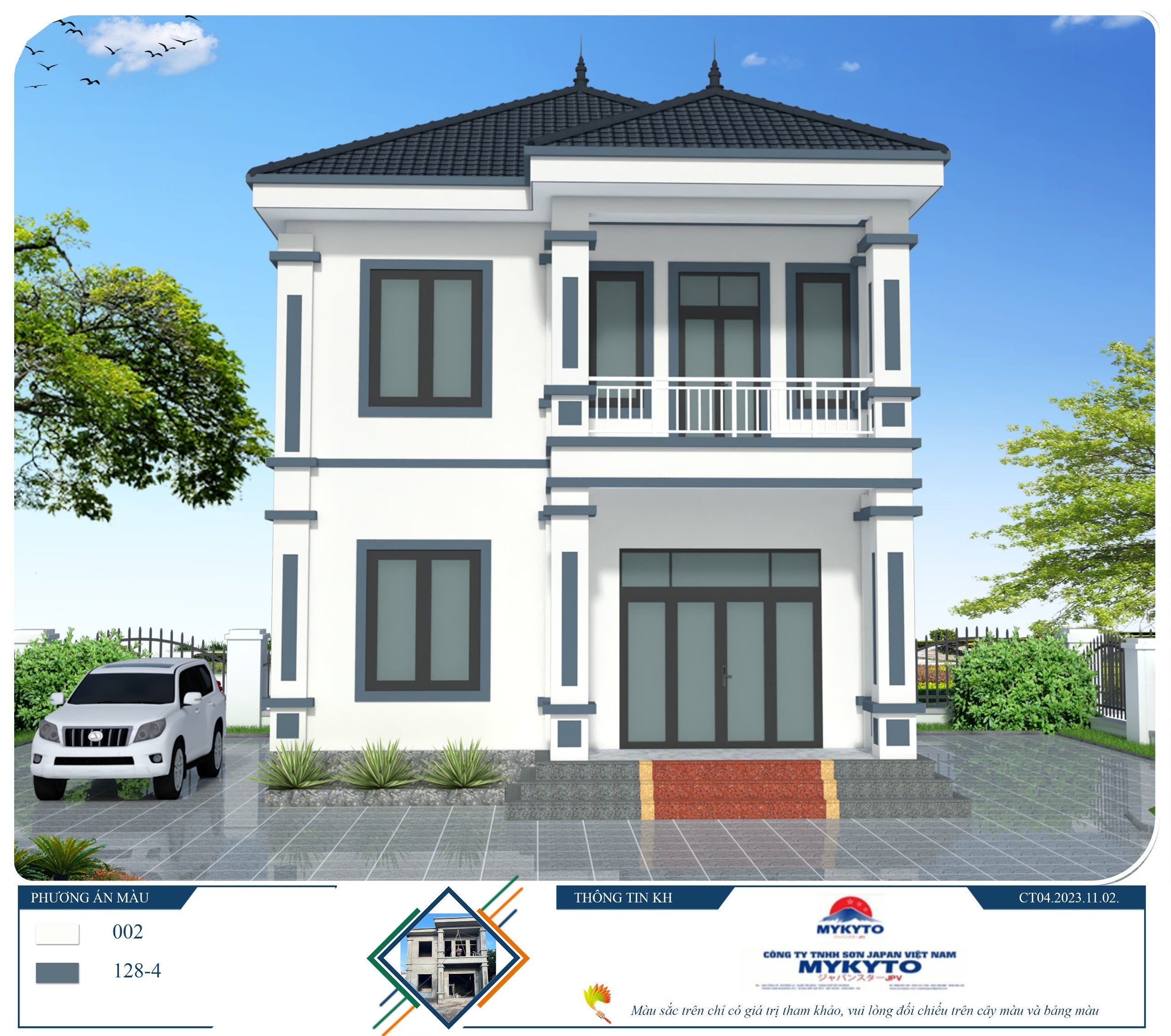 Tư vấn và phối ảnh màu nhà chuyên nghiệp cho quý khách hàng ạ !